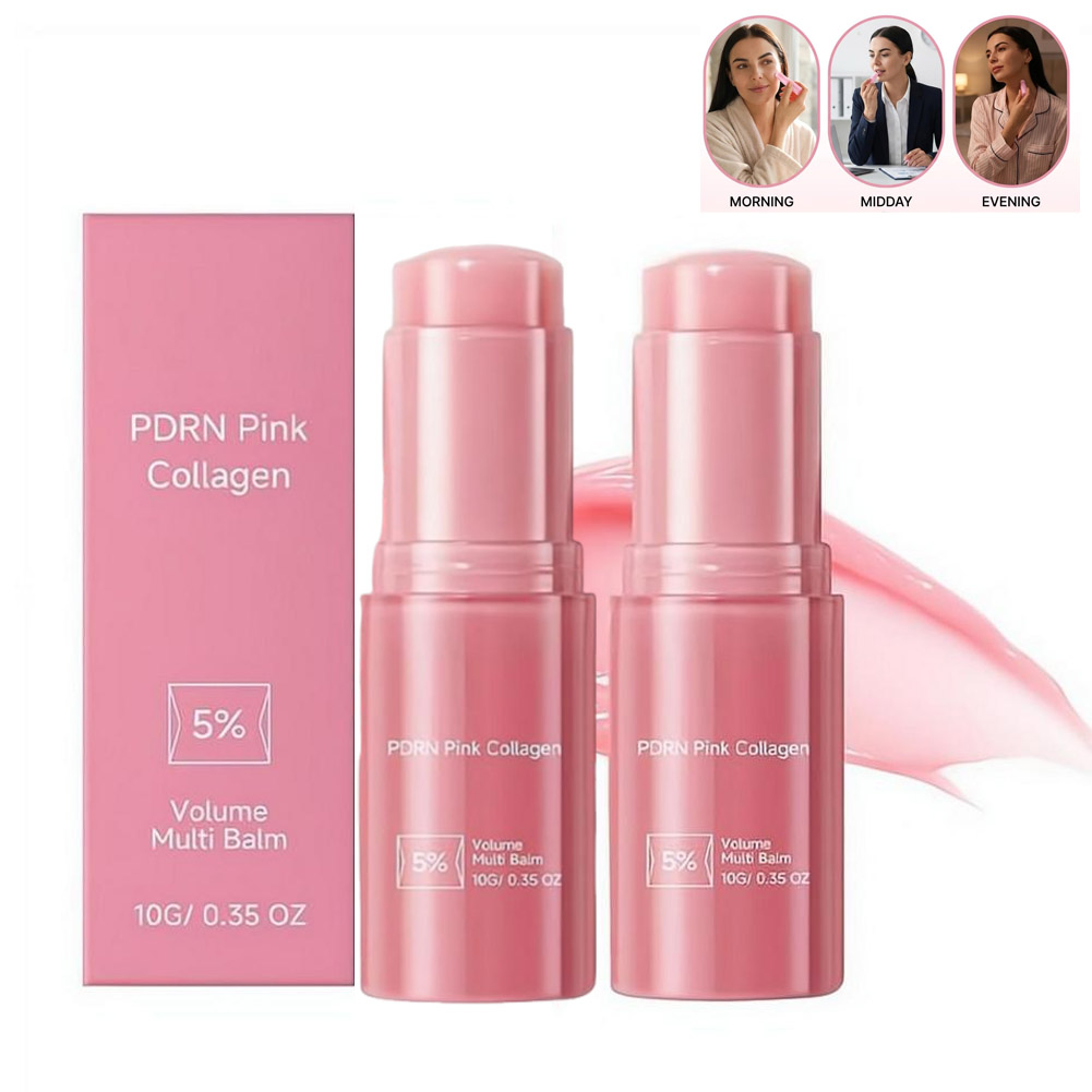 Skincare Glow - 콜라겐 볼륨 바운스 멀티밤 포 립