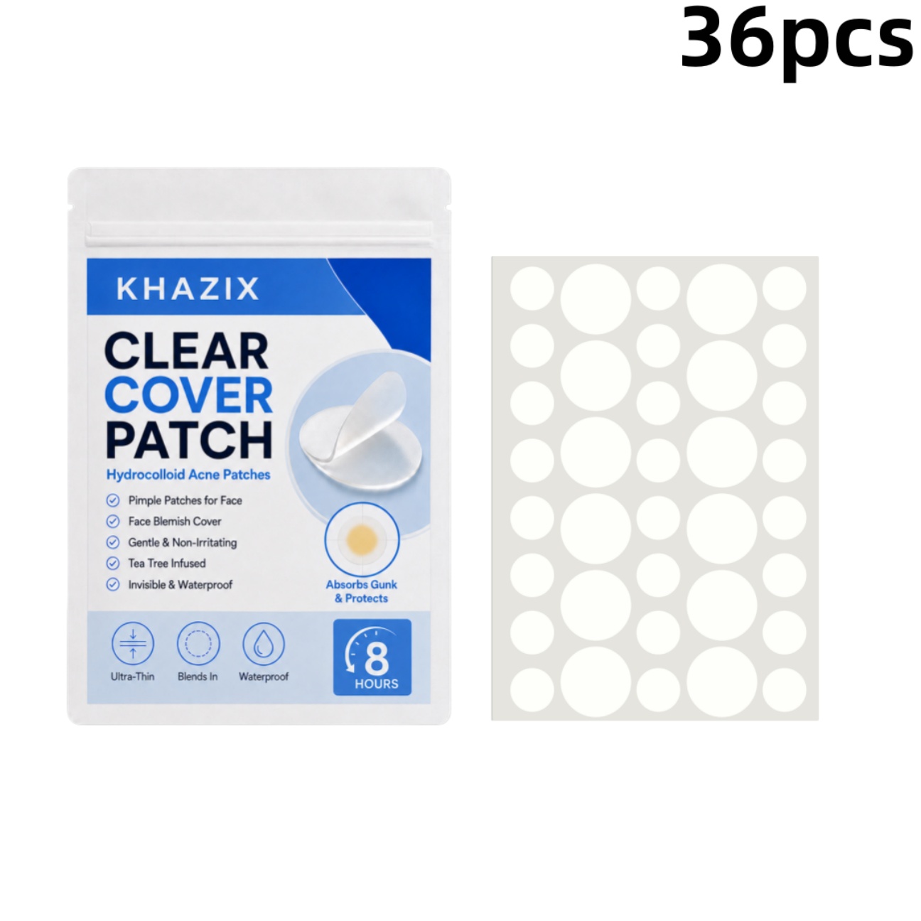 36개 투명 여드름 패치 하이드로콜로이드 여드름 스티커 - Hydrocolloid Acne Patch 리뷰 및 가격