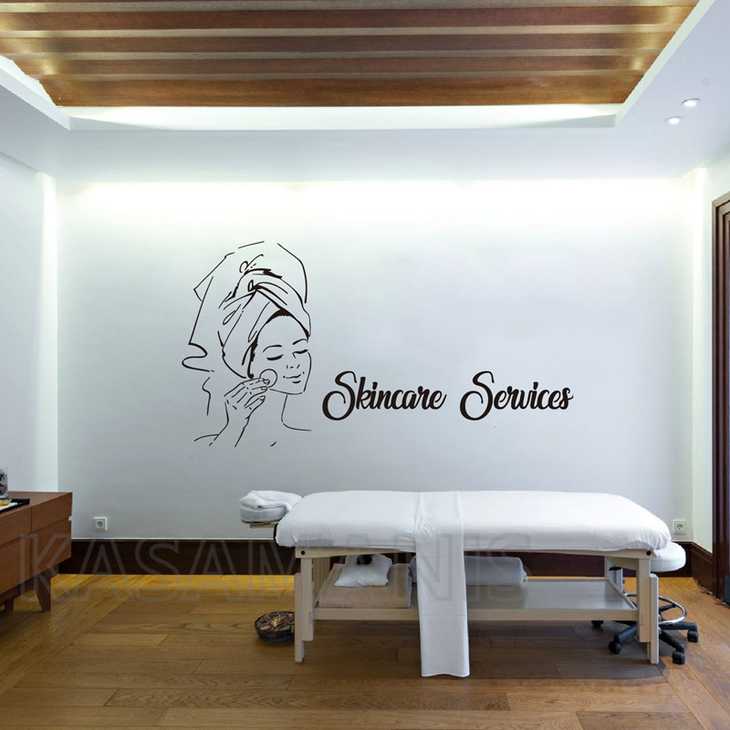 스파 사인 페이셜 견적 바디 마사지 벽 데칼, 마스크  - Skincare Quote 리뷰 및 가격
