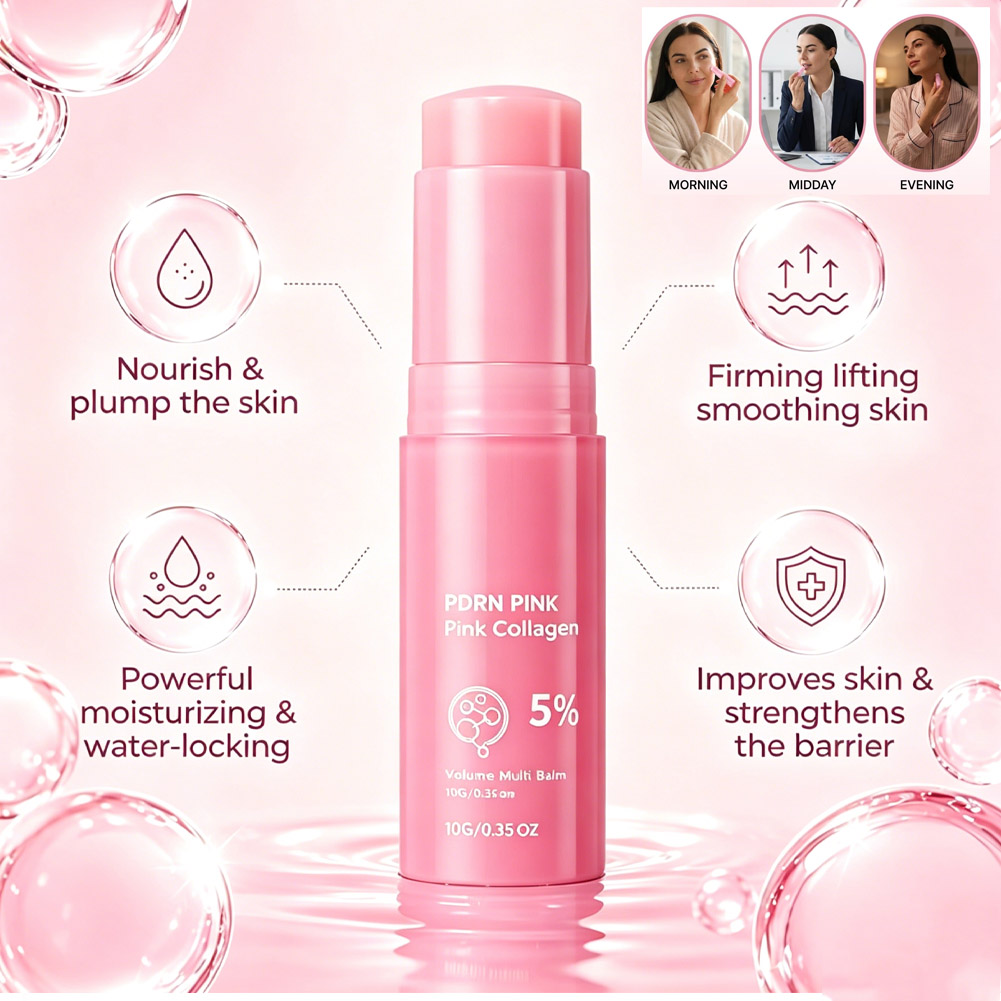 콜라겐 볼륨 바운스 멀티밤 포 립 페이스 모이스춰라이징 - Skincare Glow 리뷰 및 가격
