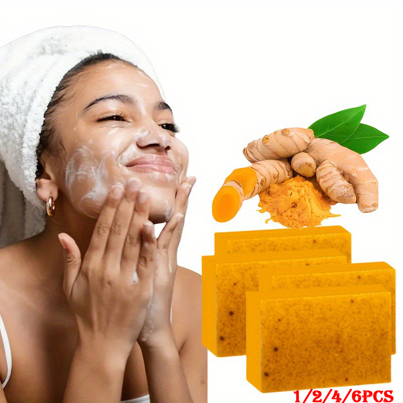 1/2/4/6Pcs 강황 코직산 수제 비누 스크럽 엑스 - Kojic Acid Soap 리뷰 및 가격