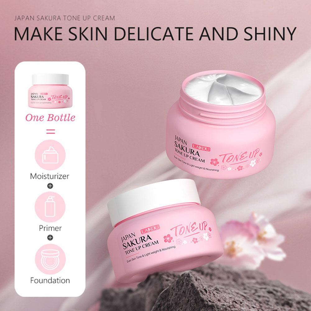 페이셜 모이스처라이저 톤업 페이스 크림, 사쿠라 에센스 - Skincare Glow 리뷰 및 가격