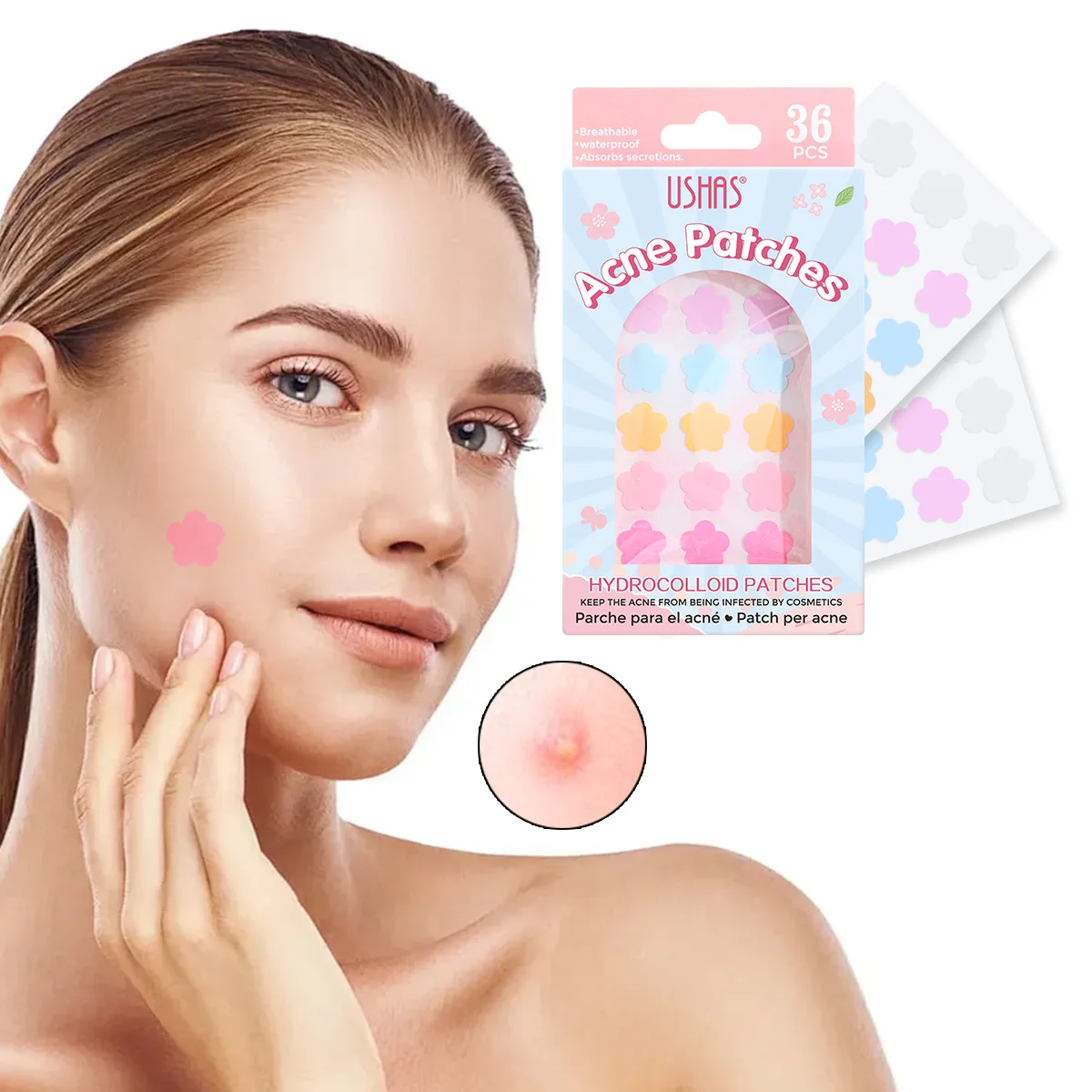 가벼운 하이드로콜로이드 여드름 패치 컨실러 통기성 작은 - Hydrocolloid Acne Patch 리뷰 및 가격