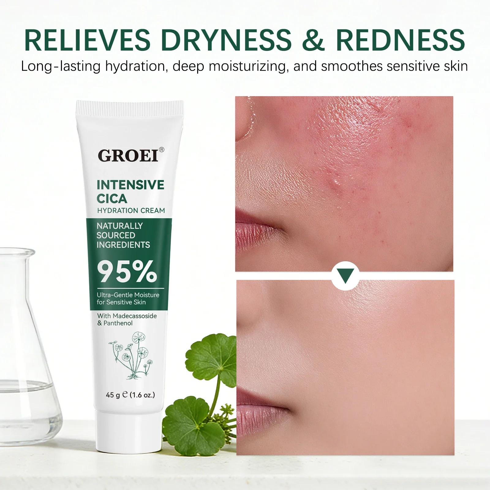 그로에이 스노우 그래스 모이스춰라이징 크림 45g 영양 - Skincare Glow 리뷰 및 가격