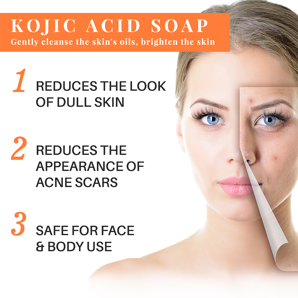 2Pcs 수제 코직산 비누 천연 마일드 비 자극 브라이 - Kojic Acid Soap 리뷰 및 가격